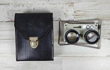 VTG SRPI MORIN Stereoscope Viewer W/Case Cartography Optics Tool FRANCE RARE 