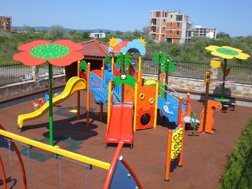 Rubber playground tiles mats - playground,