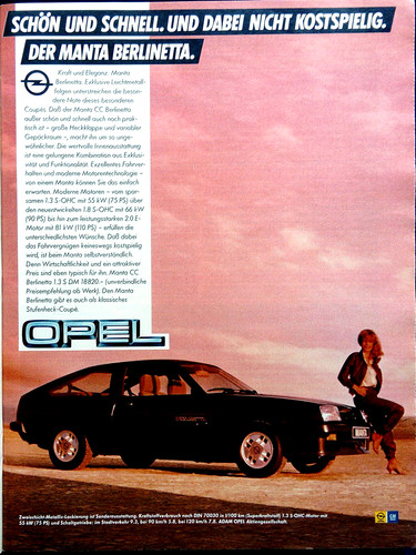 Opel manta - manta,