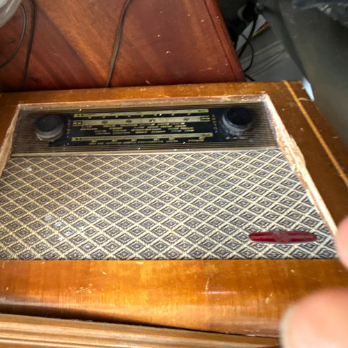 Vintage wooden cabinet - wooden,