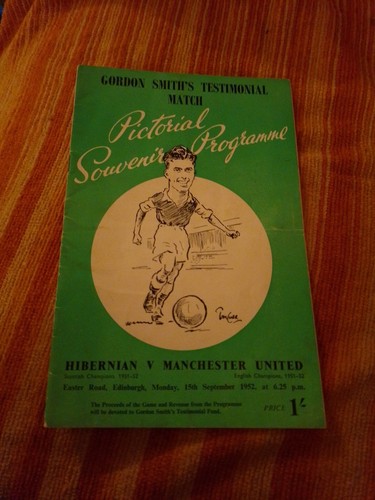 1952 hibernian manchester - hibernian, v