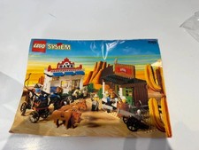 Lego Western 6765, Gold City Junction, 30-40% complete with instructions