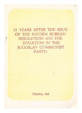 Naim Frasheri State Publisher Enterprise 15 Years After The Inform Edition