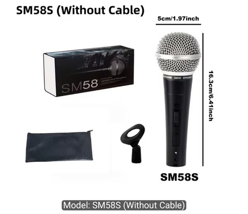 58s microphone with switch - sm,
