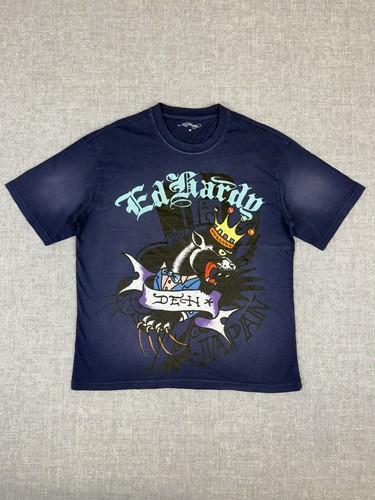 Mens y2k navy - ed, panther