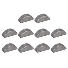 Woodruff Keys, 10pcs Steel 3mm Width x 3.7mm Height x 10mm Diameter