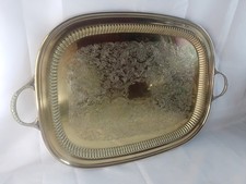 Vintage Brass Coated Serving