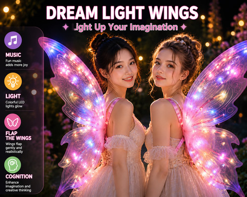 Light butterfly wings led - light,