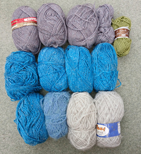 Knitting wool yarn - bundle, aran