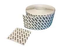 Adhesive Number Plate Pads come in a convenient roll of 1000 next day delivery.