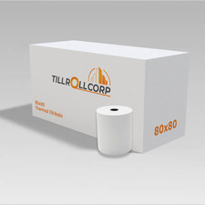 Till Rolls 80x80 Thermal 10 Rolls Receipt Paper For Epos Systems BPA Free