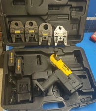 REMS Akku-Press 22v ACC + 4 Jaws Crimping Tool with 2x2Ah Battery and Charger