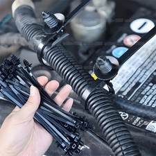 10pcs Black Nylon Cable Zip