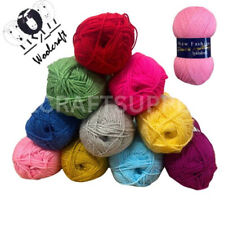 WOOLCRAFT 100g NEW FASHION DK Knitting Yarn Ball Wool Double Knit - 74+ Shades