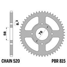 SUZUKI GT 185 1974-1979 rear
