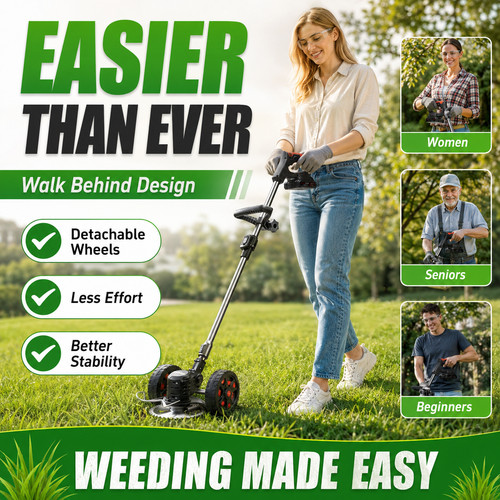 Cordless grass trimmer with - grass,