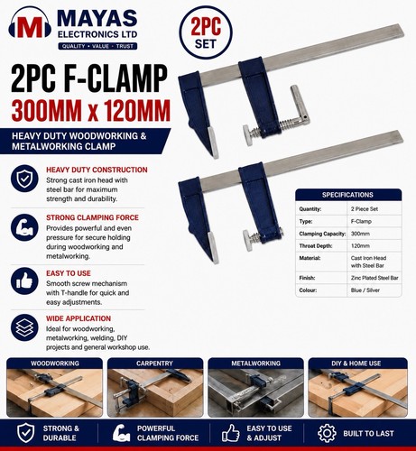 2pc clamp 300mm - f-clamp, –