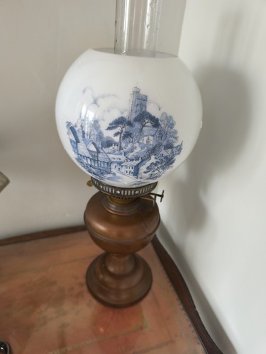 Vintage glass oil - oil, with