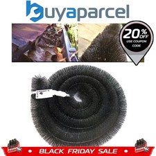 8 x Hedgehog Gutter Brush Guard 100mm Black 4m Clean Leaf & Debris Free 32m