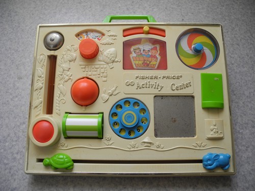 Vintage activity center fisher - activity,