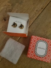 Stella & Dot Pave Owl Studs -