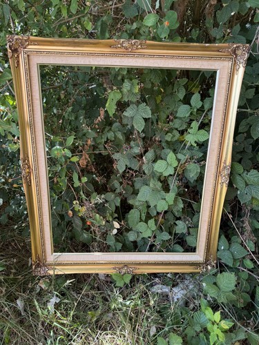 Large huge vintage gold gilt - vintage,