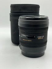 SIGMA EX for CANON 4.5mm 1:2.8 DC HSM CIRCULAR FISHEYE LENS - 4.5 mm f/2.8 -GOOD