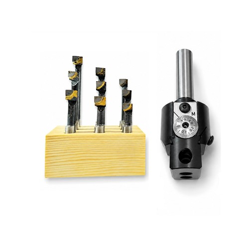 35mm boring head - with, 1/2″