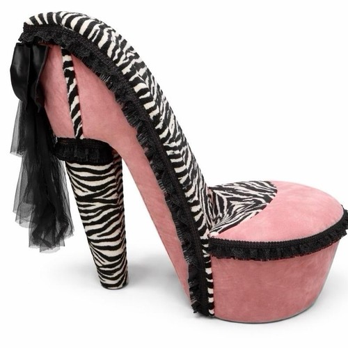 High heel shoe chair - chair, y2k