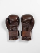 New Premium Handcrafted Vintage-Style 100% Leather Boxing Gloves for Athletes