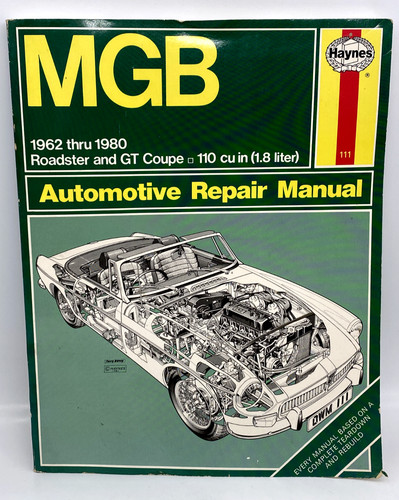 Haynes mgb roadster coupe - haynes,