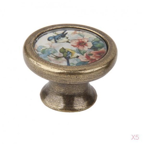 Shabby chic knobs drawer - 5x,