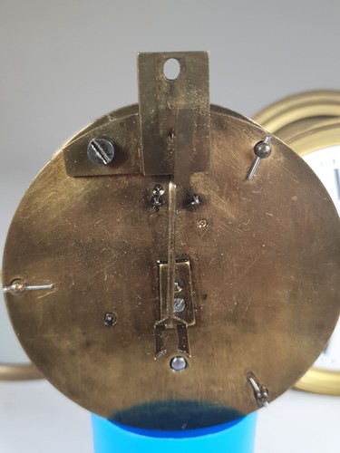 Antique french drum clock - drum,