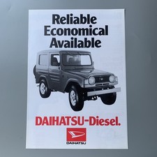 Daihatsu Fourtrak F50 1979 Sales Brochure – Original, UK Market