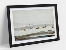 LS LOWRY, THE ESTUARY- FRAMED