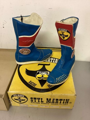 Vintage motorcycle boots - boots, nos