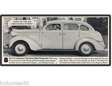 1938 Plymouth Sedan 2 Door