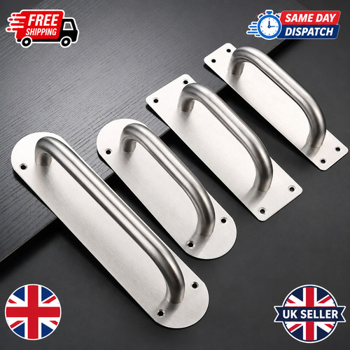 Door plate handle stainless - door,