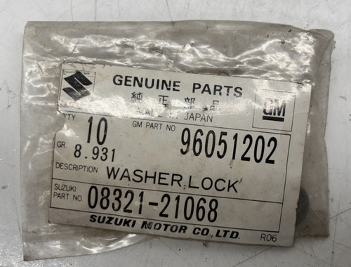 Nos oem suzuki 6mm lock - nos,