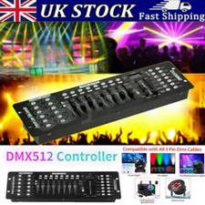 Stage Lighting Console Controller 192CH DMX512 UK Plug DJ Disco Xmas Party Light