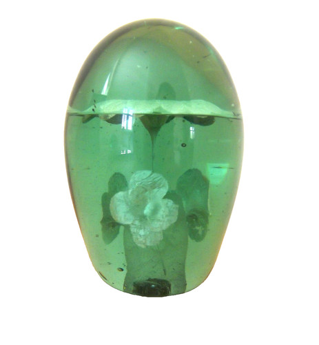Antique 19th green - antique, glass
