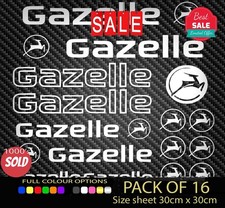 GAZELLE   Vinyl Decal Stickers