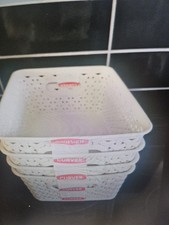 4 x Curver Storage Boxes