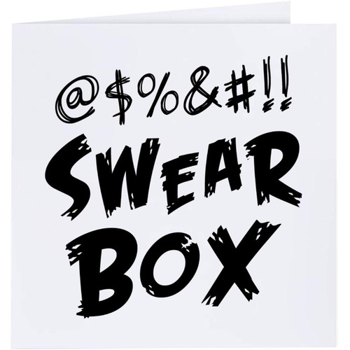 Funny swear box - 'funny, greeting