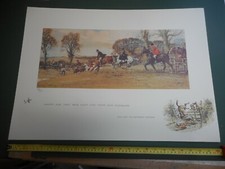 LIMITED EDITION SNAFFLES PRINT HAPPY ARE THEY HUNT BLINDSTAMPED./NUMBERED NEW 