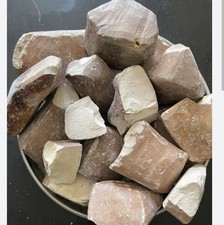 EKO Edible Clay Original African White, Smoked, From Nigeria  1KG