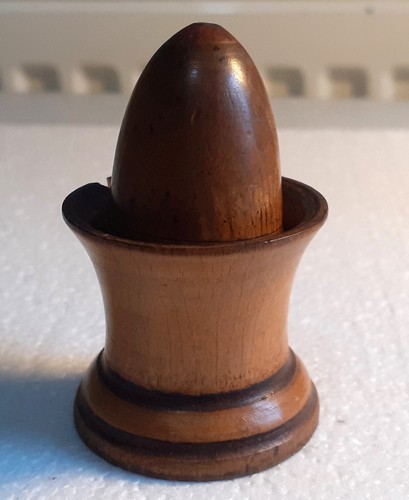 Antique treen acorn - antique, type