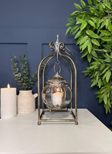 Vintage Style Hanging Candle Holder Floor Lantern Lamp | Home Decor