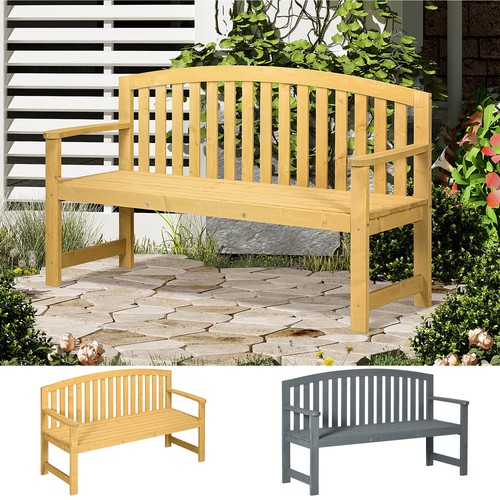 Wooden garden bench seater - wooden,