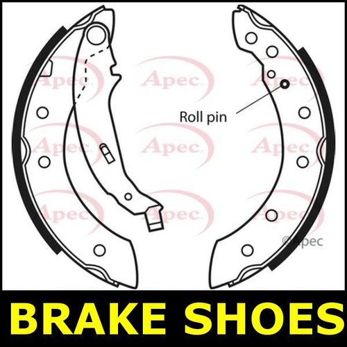 Brake shoes rear - rear, renault